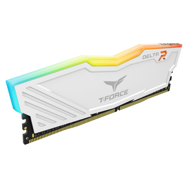 Second image of رام T-FORCE DELTA RGB أبيض DDR4 32GB (16×2) بسرعة 3200MHz CL16