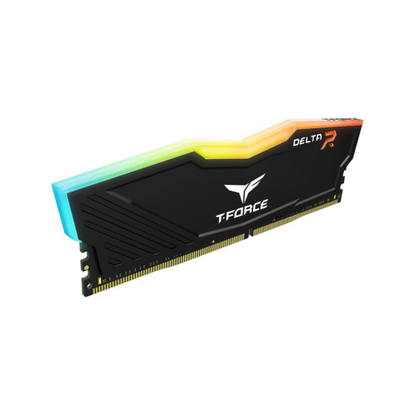 رام T-FORCE DELTA RGB أسود DDR4 32GB (16×2) بسرعة 3200MHz CL16