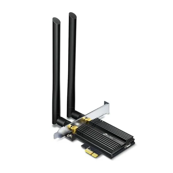 كرت شبكة TP-Link AX3000 Wi-Fi 6 + Bluetooth 5.0 PCIe موديل TX50E