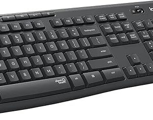 كومبو لاسلكي هادئ من Logitech MK295 (كيبورد وماوس Silent)
