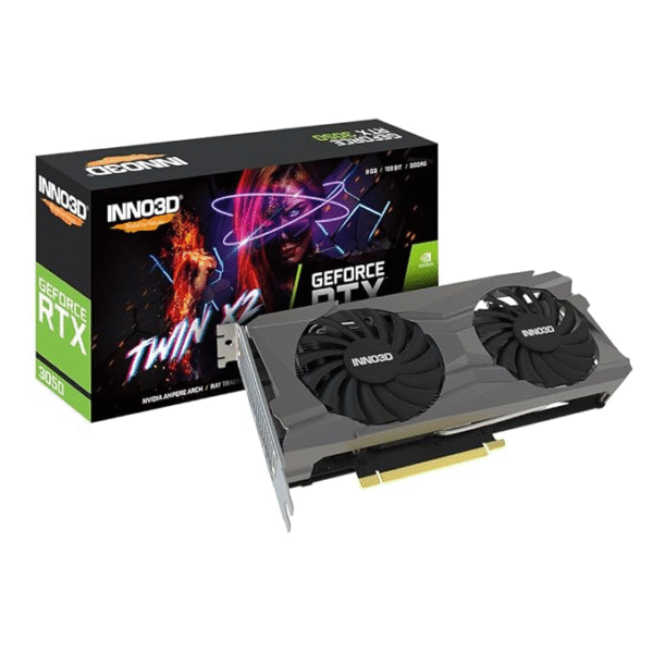 كرت شاشة INNO3D RTX 3050 TWIN X2 8GB