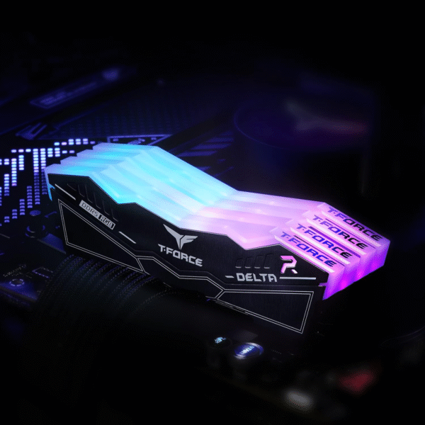 Second image of رام T-FORCE DELTA RGB أسود DDR5 32GB (16×2) بسرعة 5600MHz CL38