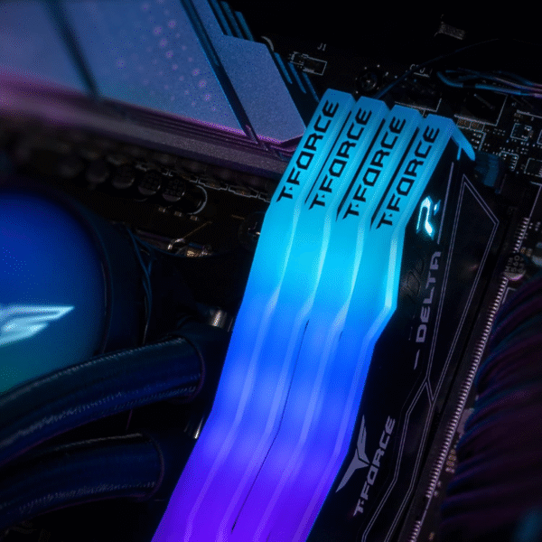 Second image of رام T-FORCE DELTA RGB أسود DDR4 32GB (16×2) بسرعة 3600MHz CL18