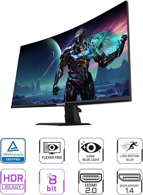 Second image of شاشة GIGABYTE GS27FC-EK مقاس 27 بوصة IPS دقة 2K 180Hz