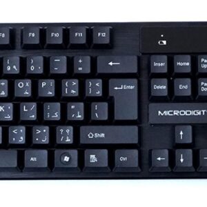 كومبو لاسلكي Microdigit MD306WK (كيبورد وماوس)