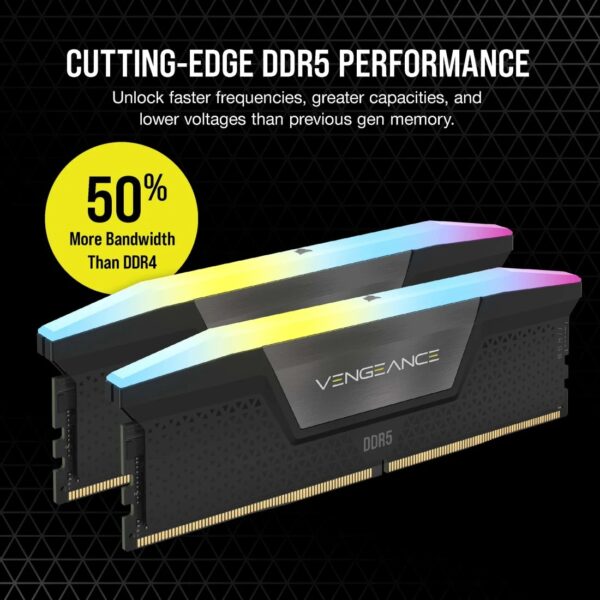 Second image of كورسير DDR5 5200 ميجاهرتز 32 جيجابايت 2x16 CORSAIR DDR5 5200MHz 32GB 2x16