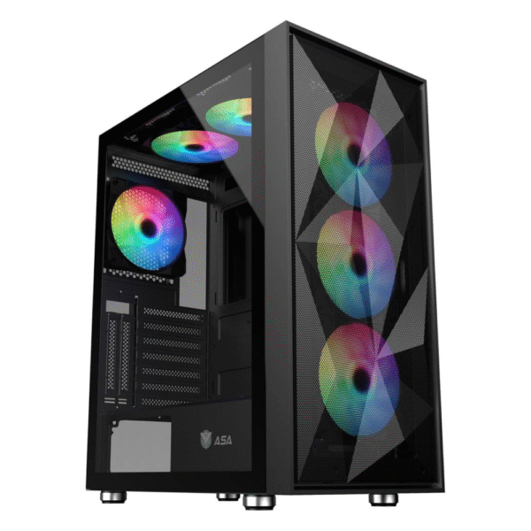 ASA CASE Z1 4FAN BLACK