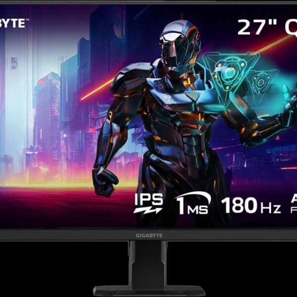 شاشة GIGABYTE GS27QA-EK مقاس 27 بوصة IPS دقة 2K 180Hz