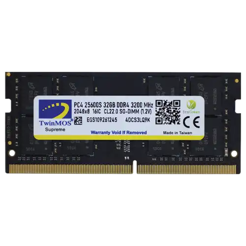 رام TWINMOS DDR4 4GB لابتوب بسرعة 3200MHz
