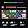 الصورة الثانية لـ keyboard FH E-YOOSO Z-11 61 Keys Mechanical Gaming Keyboard,Blue Switch 60% Wired Compact Keyboard,RGB Backlit and Metal Panel for Windows,Mac OS-Black Grey