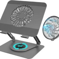 LapTop Stand Microdigit Cooling Fan With360