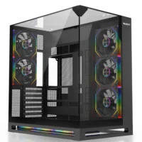 MAJESTY FALCON X GAMING CASE HUB{BLACKLCD0-12