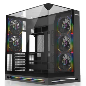 MAJESTY FALCON X GAMING CASE HUB{BLACK LCD