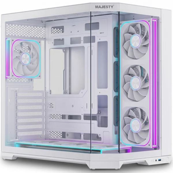 MAJESTY MID MAVERA GAMING CASE WHITE 7