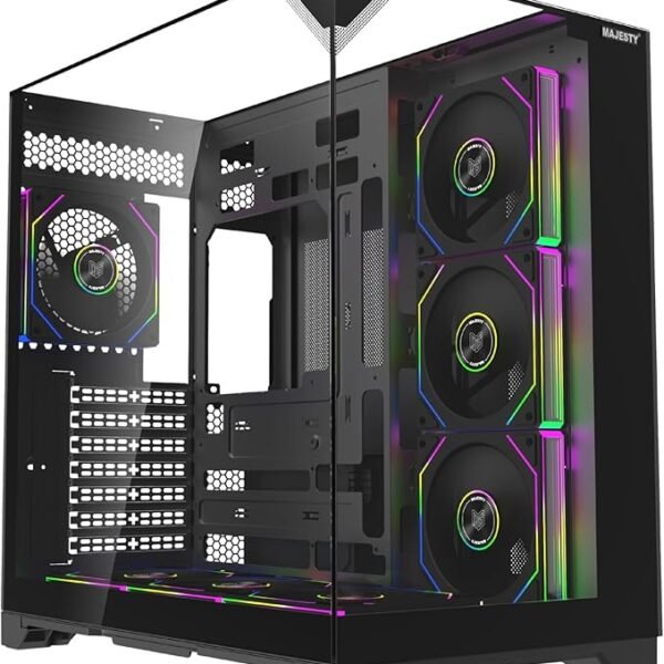 MAJESTY XSPACE GAMING CASE BALCK