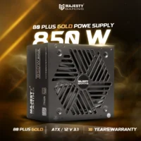 Mjaesty PowerSupply Gold 850W - 80 PLus Black1-3