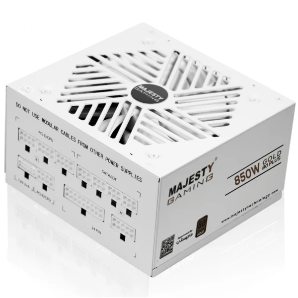 Mjaesty PowerSupply Gold 850W - 80 PLus WHITE