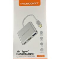 Multiport Adapter Microdigit MT401DS 3in1a