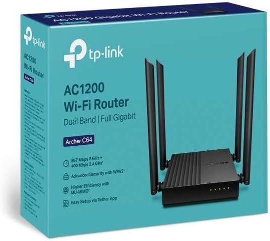 Router Tplink Archer64 Ac1200 Dual Band